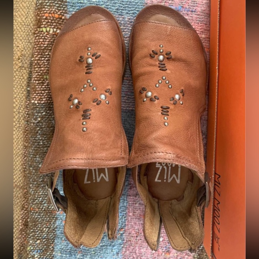 Miz Mooz Leather Sandals New Hippie Boho Size 6 = 36 Fit true to Size